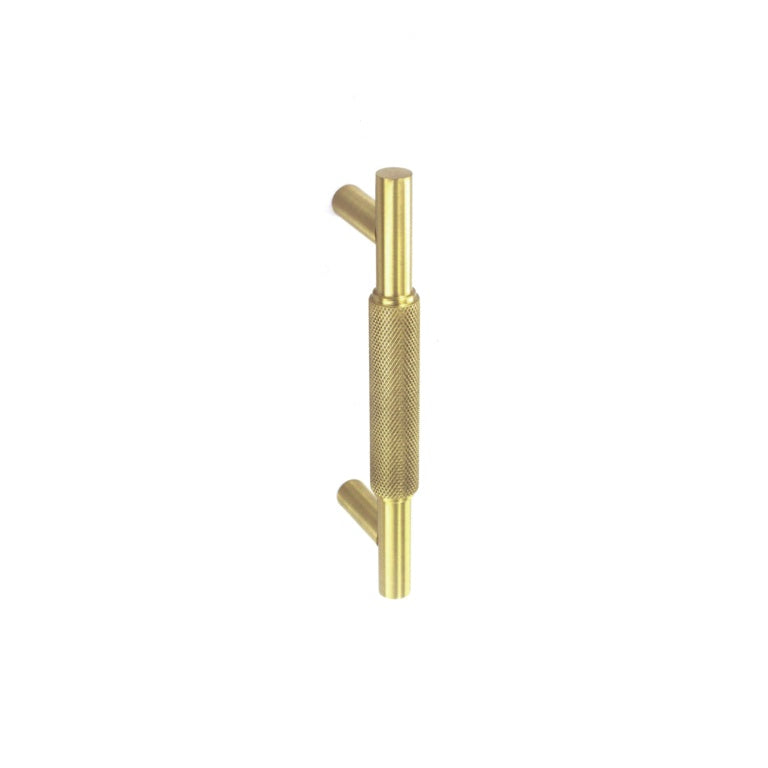 Solid Brass Knurled Handle 96mm