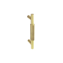 Solid Brass Knurled Handle 96mm