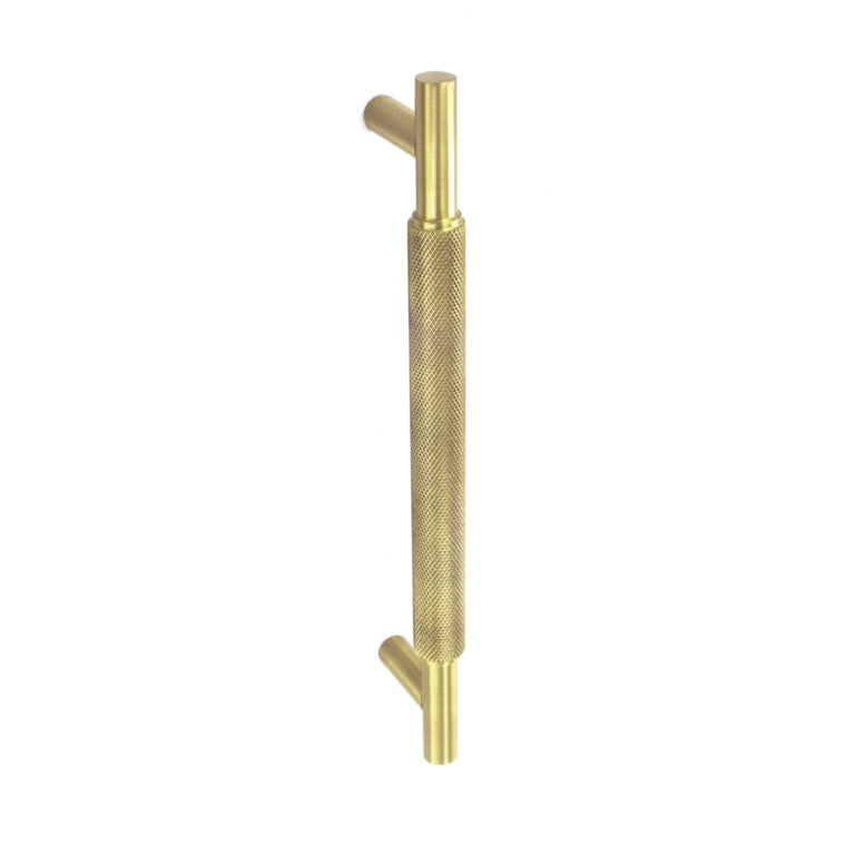 Solid Brass Knurled Handle 160mm