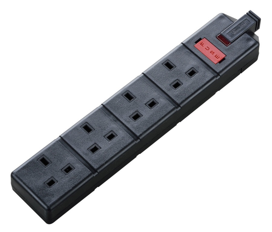 4 Socket 13 Amp Heavy Duty Trailing Socket
