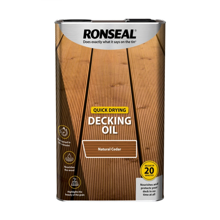 Quick Drying Decking Oil 5L