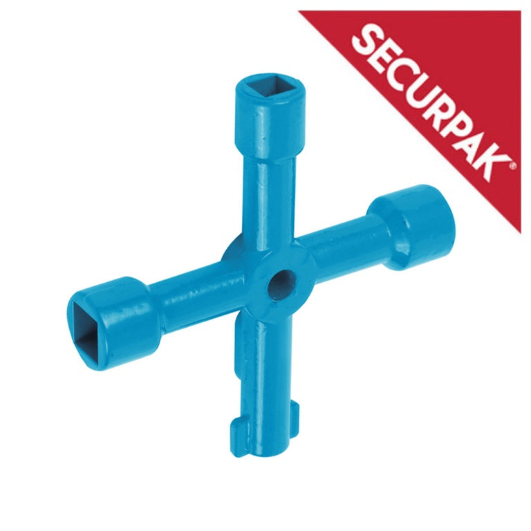 4 Way Plastic Utility Key