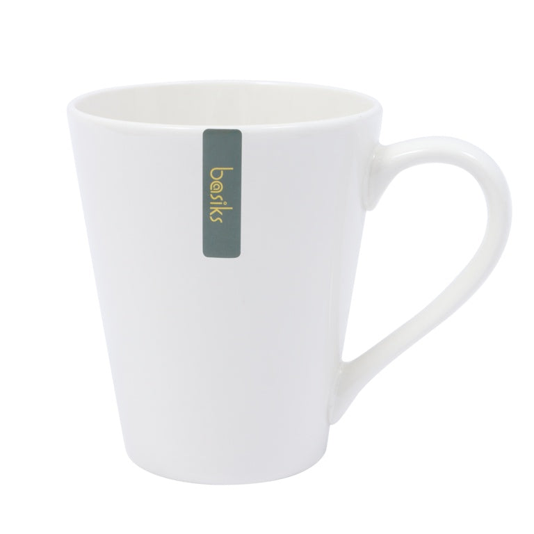White Porcelain Cone Mug