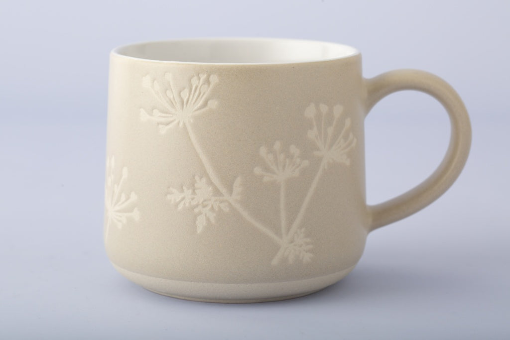 Botanical Gypsophila Stone Mug