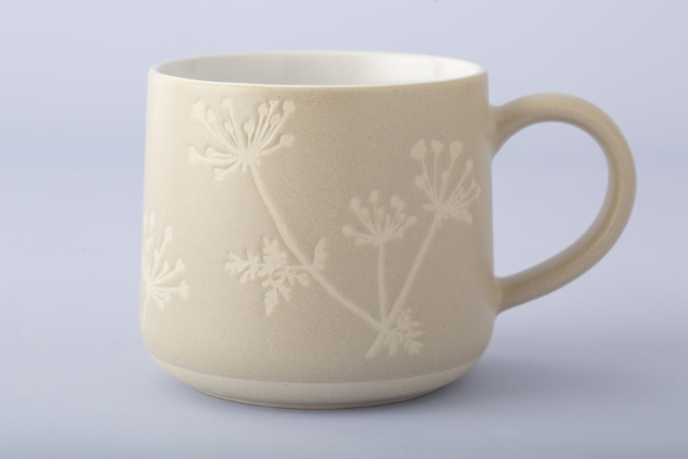 Botanical Gypsophila Stone Mug