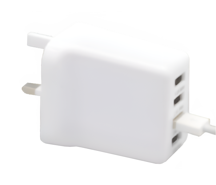 Mains Charger 2x Usb A 2x Usb C