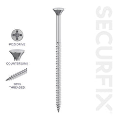 Twin Thread Screws 7x11/2" 3.9x