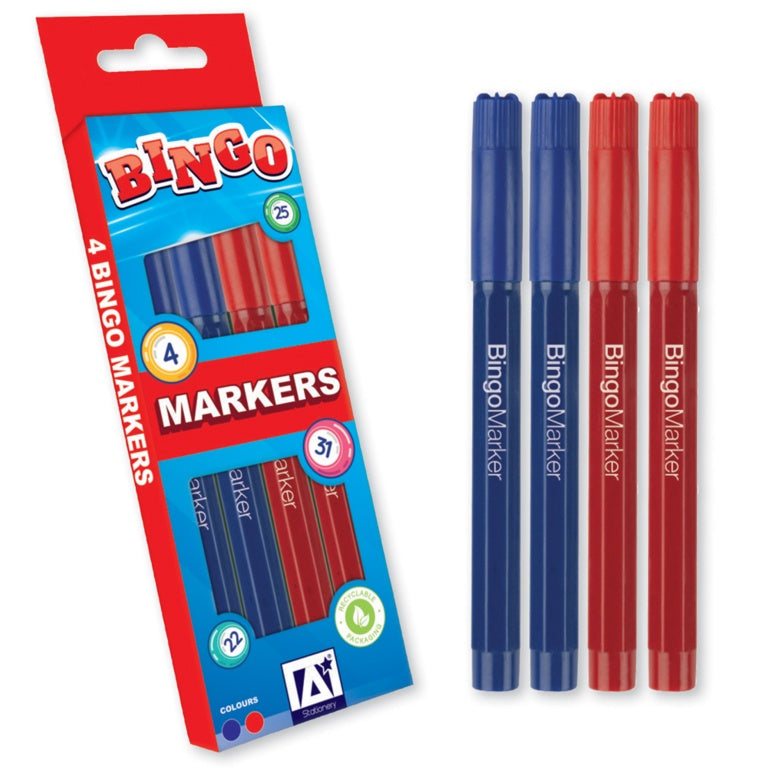 4 Bingo Markers