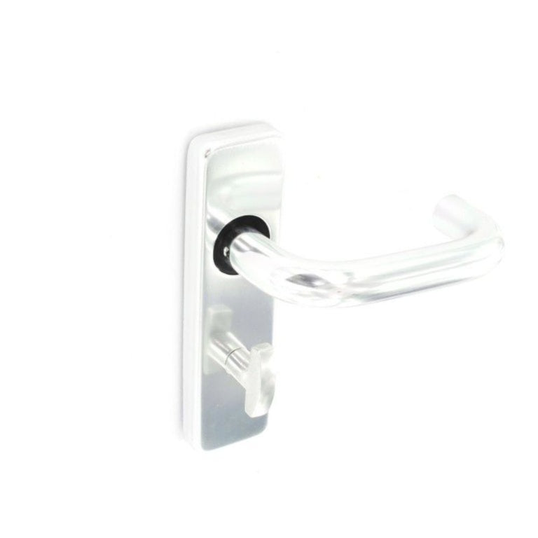 Aluminium Bathroom Handles Polished (Pair)