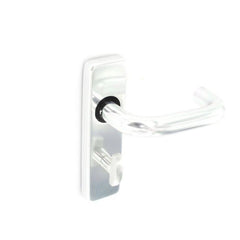 Aluminium Bathroom Handles Polished (Pair)