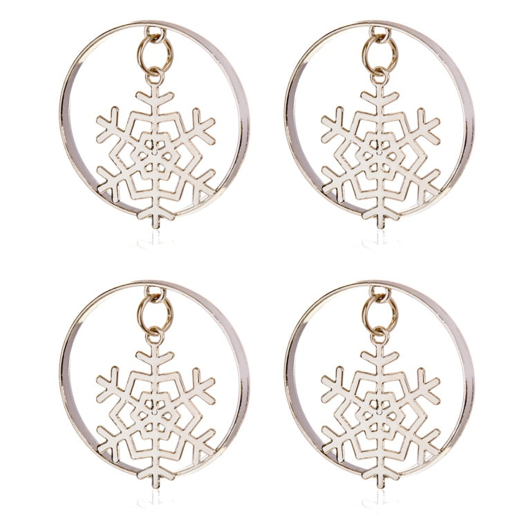 Christmas Snowflake Napkin Rings