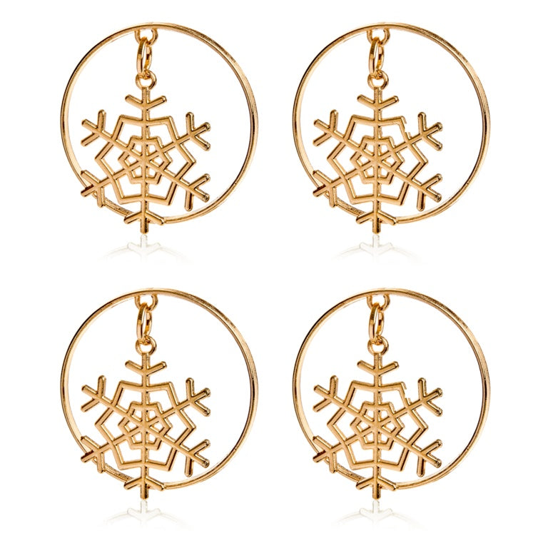 Christmas Snowflake Napkin Rings