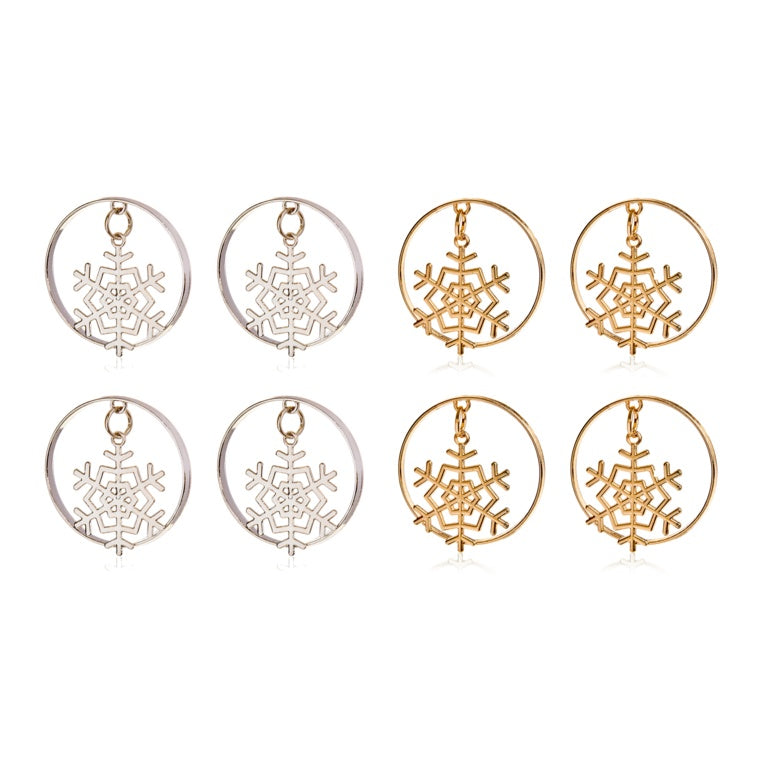 Christmas Snowflake Napkin Rings
