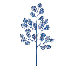 Blue Holly Leaf Glitter Spray