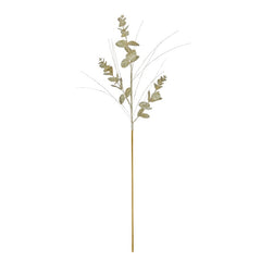 Champagne Gold Glitter Eucalyptus Spray