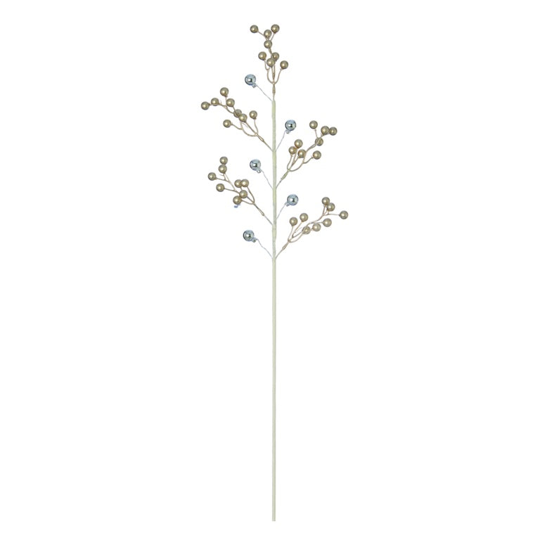 Champagne Gold Metallic Berries
