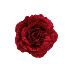 Burgundy Velvet Glitter Rose