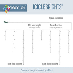 480 LEDs Snowing Icicles