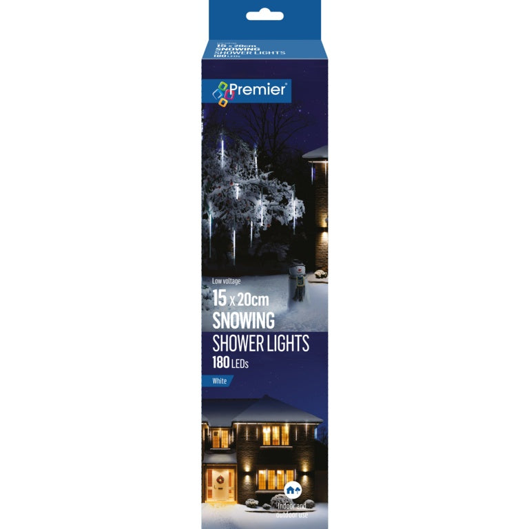 15 Piece Snowing Shower Light