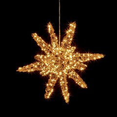 300 LED Red Gold Sputnik Warm White