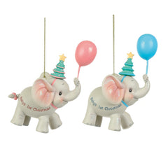 Babys 1st Elephant Hanging Decoration