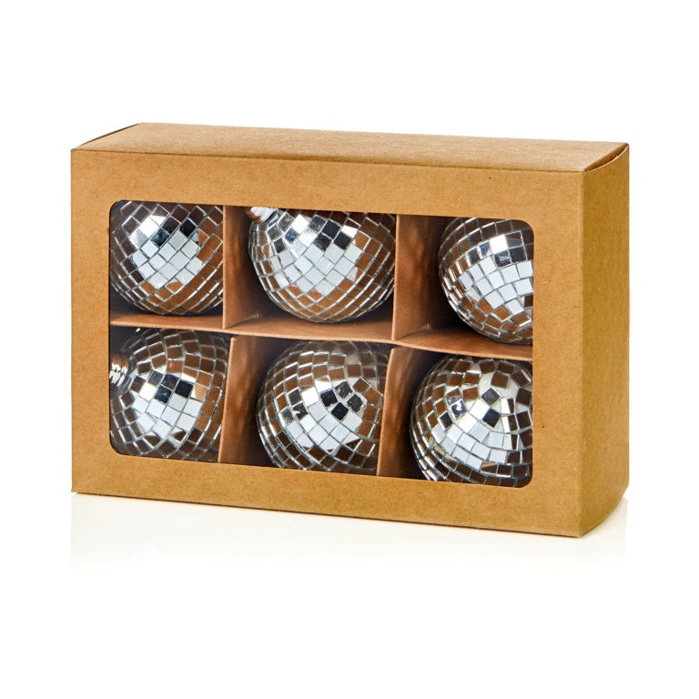 6 Piece Mirror Balls