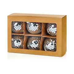 6 Piece Mirror Balls