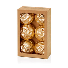6 Piece Champ Gold Geo Balls