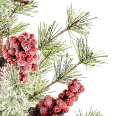 Bristle Tree With Berries With Hessian Base