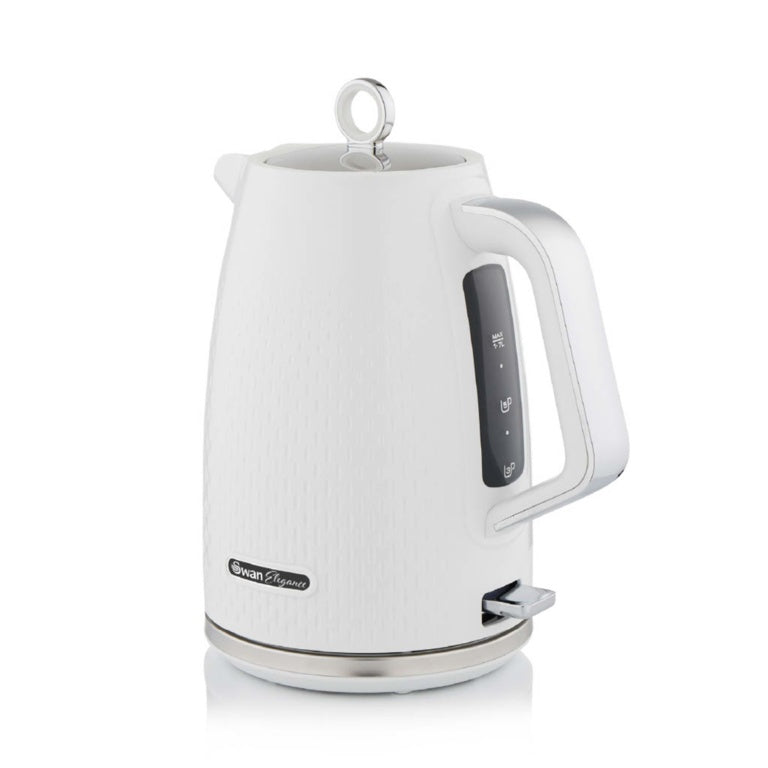 White Textured Jug Kettle