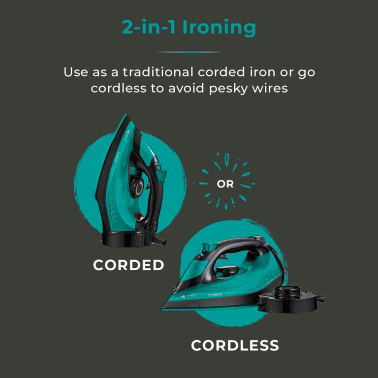 Ceraglide Iron Cord /Cordless Teal