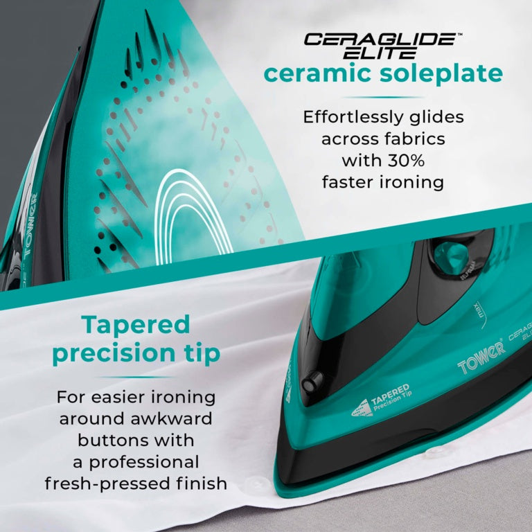 Ceraglide Iron Cord /Cordless Teal