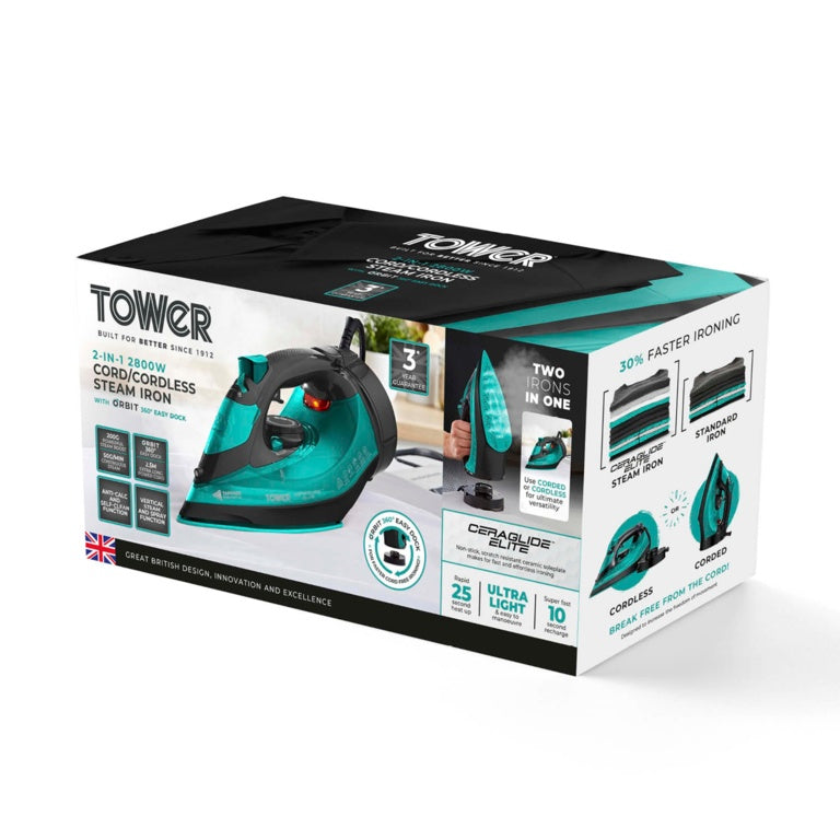 Ceraglide Iron Cord /Cordless Teal