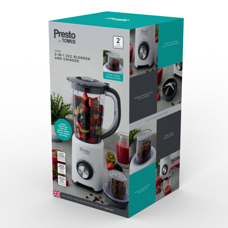 Presto Jug Blender White 500w