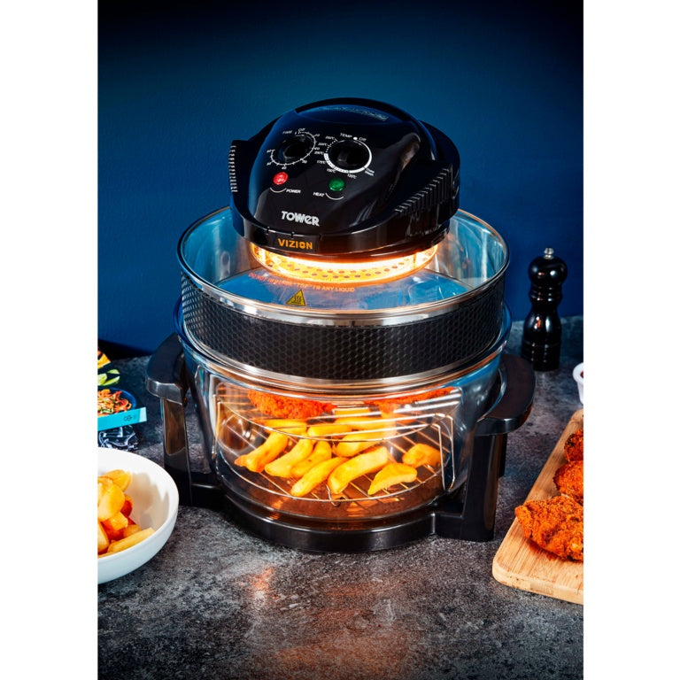 Halogen Black Low Fat Air Fryer