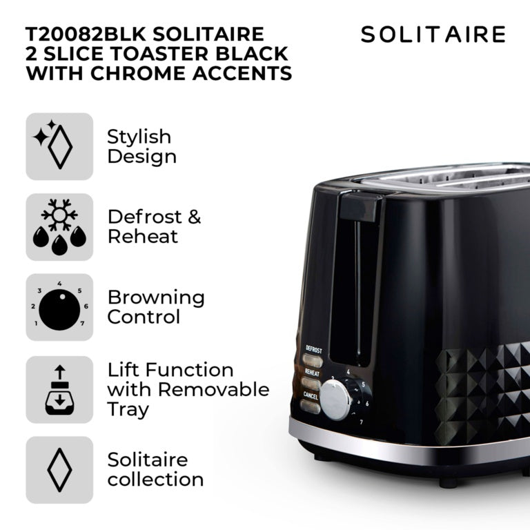 Solataire 2 Slice Toaster