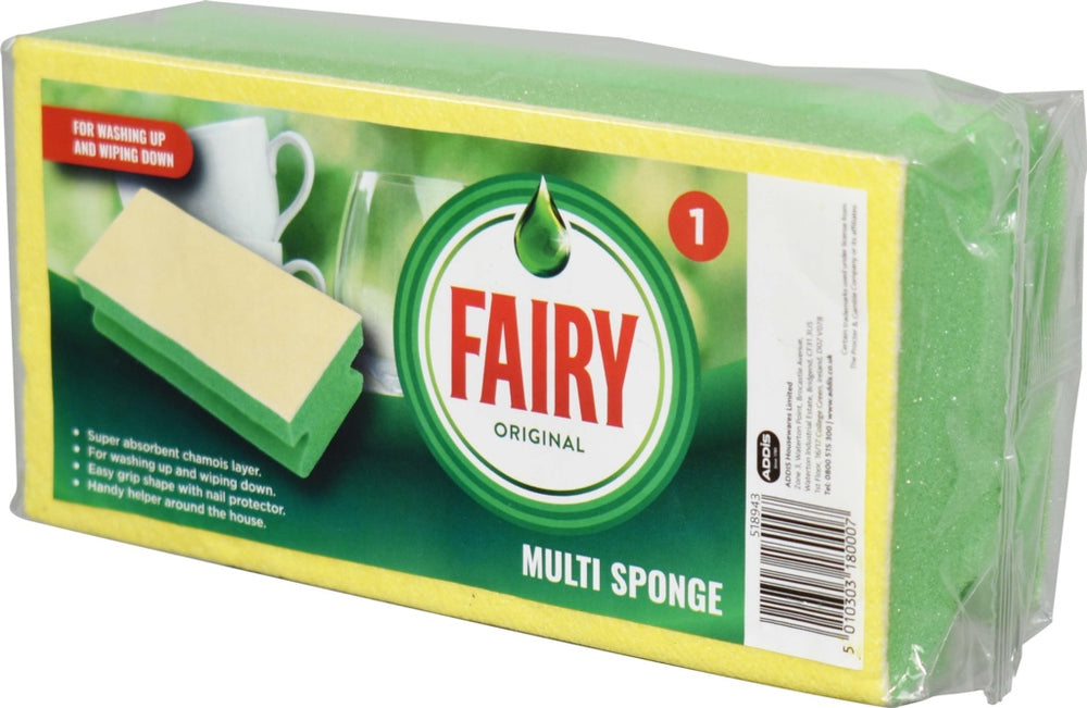 Fairy Multi Sponge With Chamois Layer