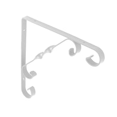 White Ornamental Scroll Bracket
