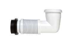 Bent Flexible W/C Pan Connector