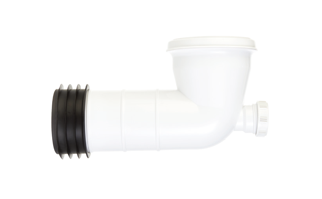 Bent W/C Pan Connector with Access