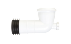 Bent W/C Pan Connector with Access