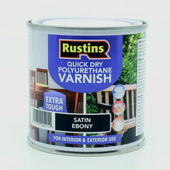 Quick Dry Poly Varnish Satin Ebony