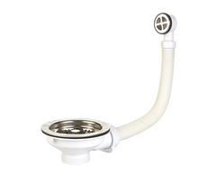 Stainless Steel Sink Basket Strainer & Overflow