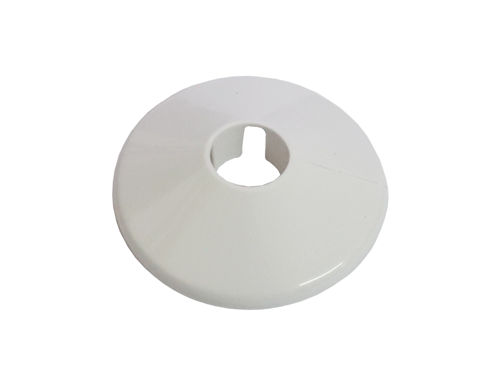 15mm White Pipe Collar
