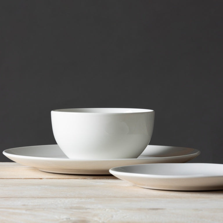 Islington Coupe White Dinner Set