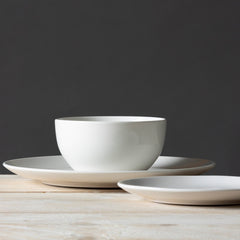 Islington Coupe White Dinner Set