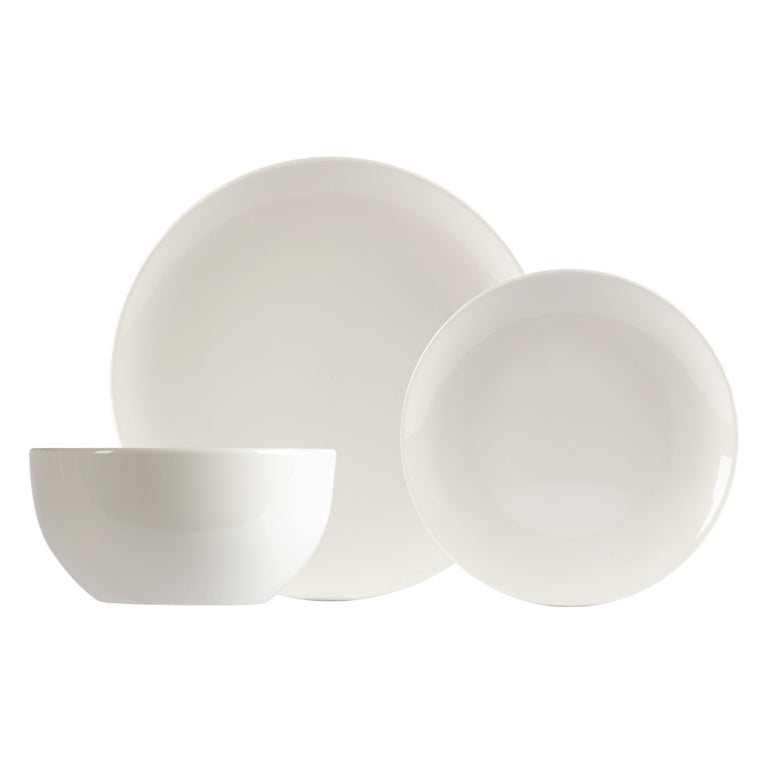 Islington Coupe White Dinner Set