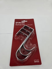 Chrome Plated Overdoor Hooks 3 Pack