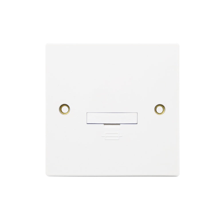 Square 1 Gang Unswitched Fused Spur