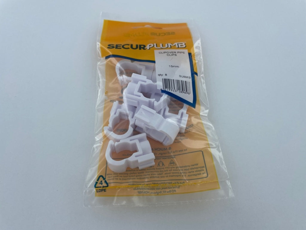 Clipover Pipe Clips 15mm